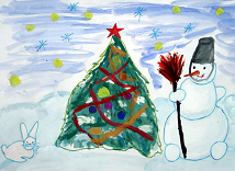 Конкурс детского рисунка «Новогодний подарок»